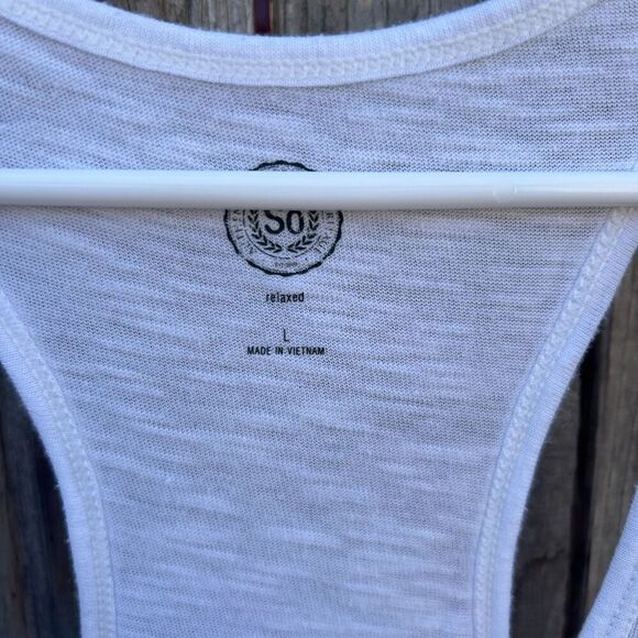 SO tank top striped ties at waist size large - Picture 2 of 7
